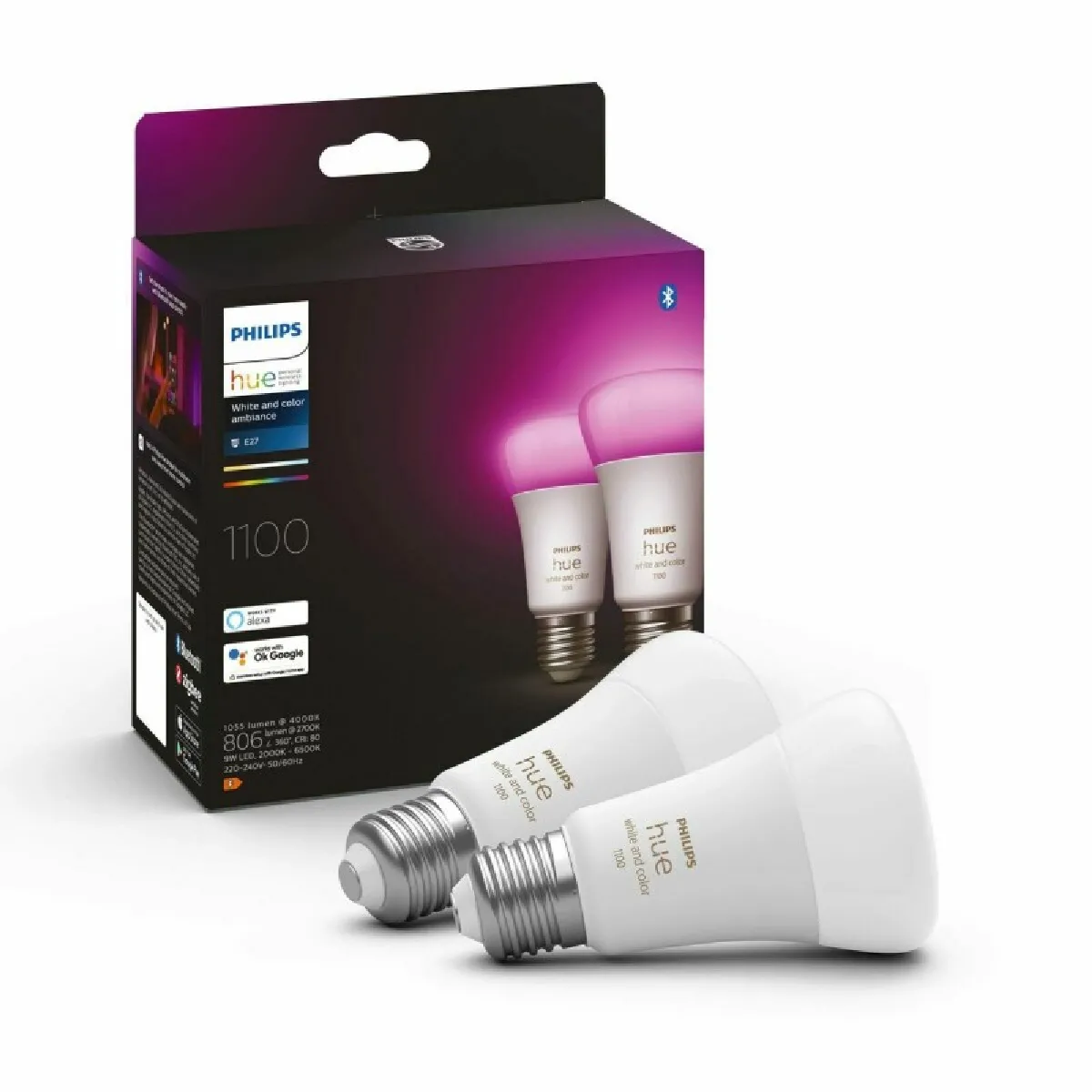 Philips Ampoule LED Pack 2 E27
