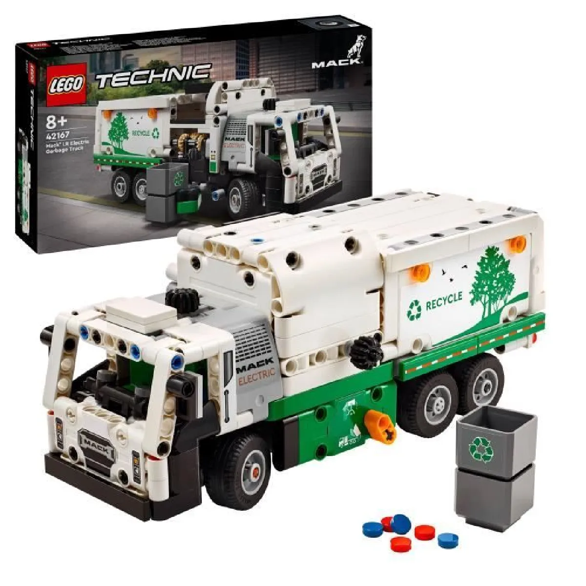 LEGO Technic 42167 Mack LR Electric Camion poubelle
