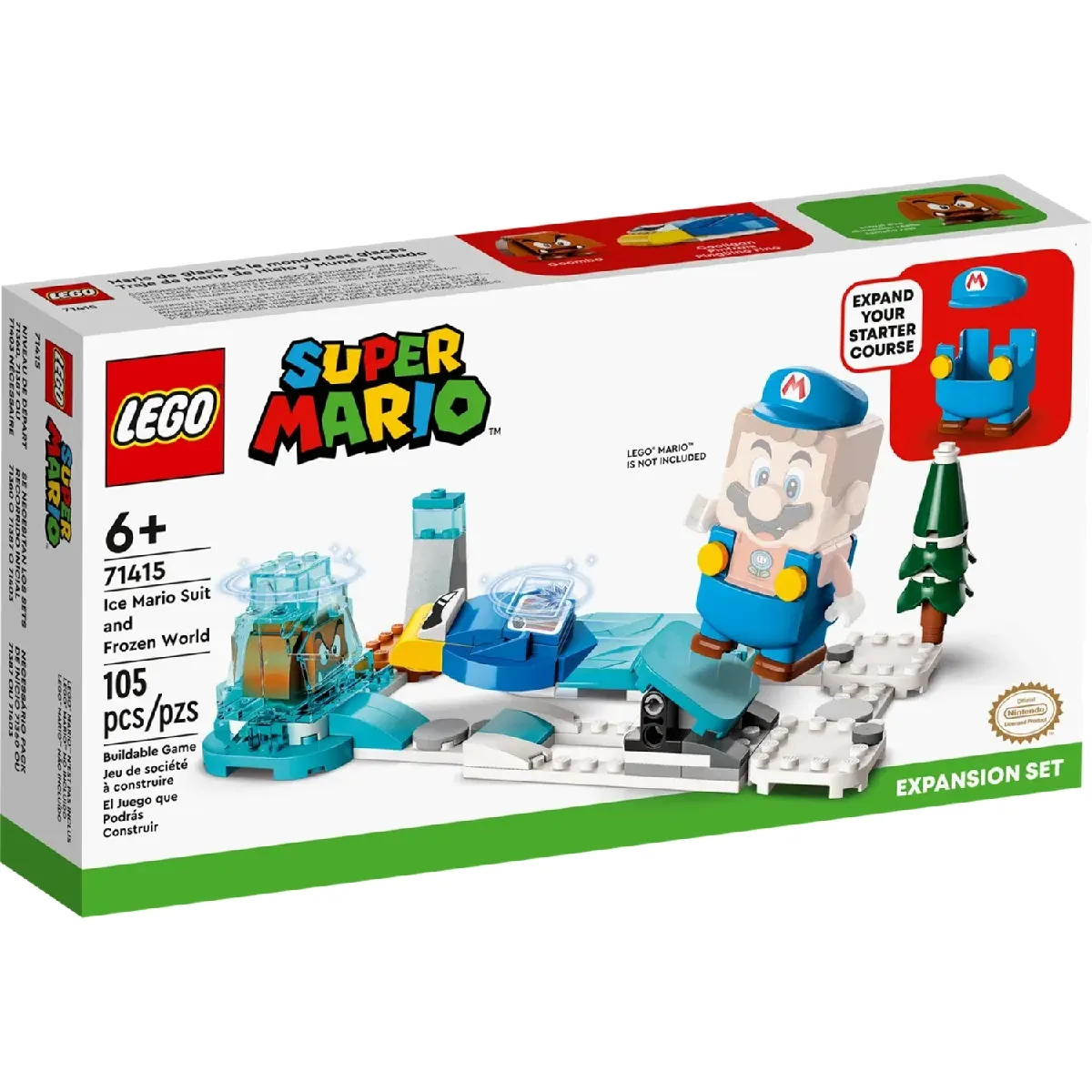 LEGO 71415 Costume de Mario de glace et monde glacé