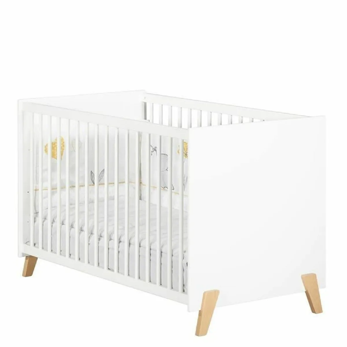 Lit Bébé 120 x 60 cm Naturel - vue 2