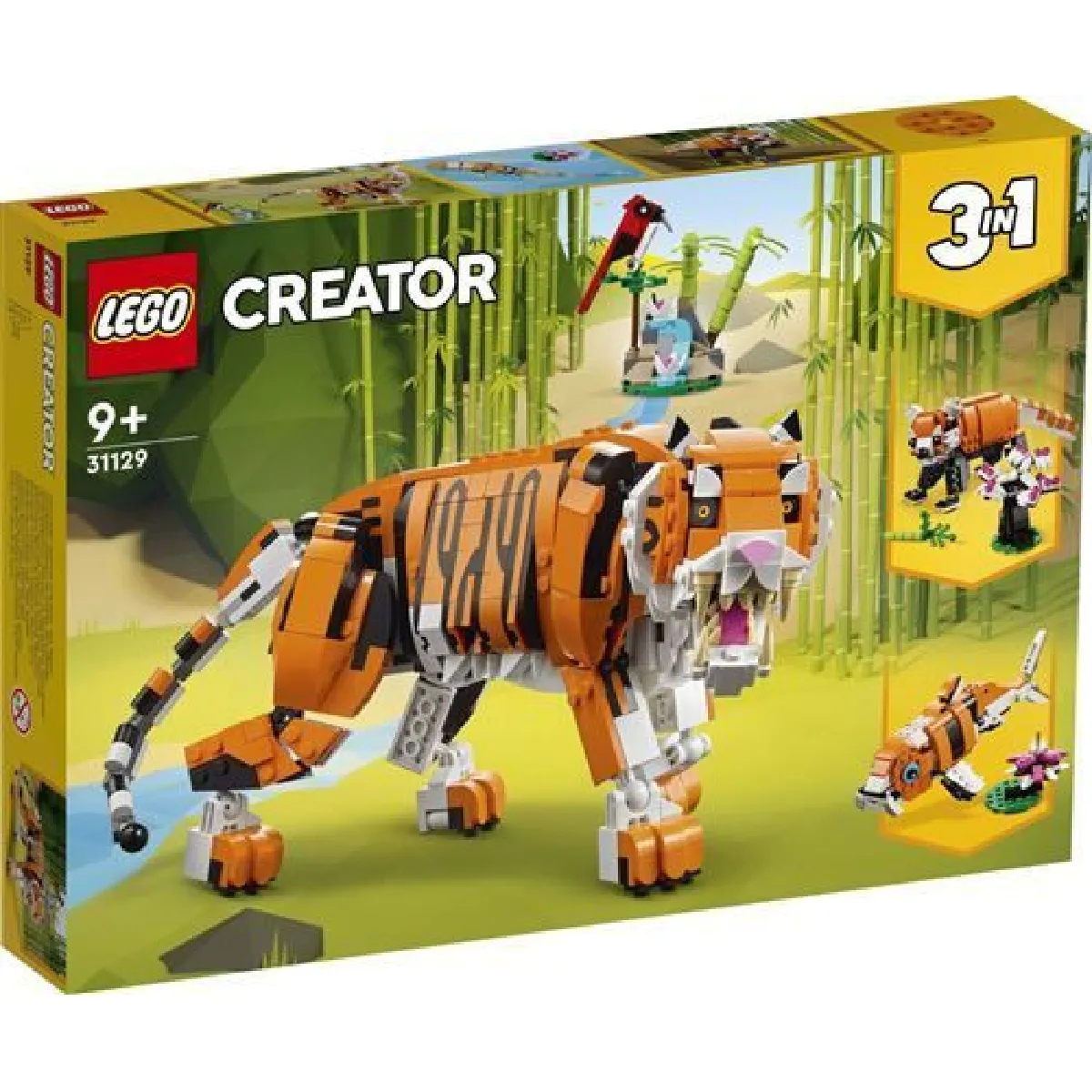 Lego Creator 3 en 1 Sa Majesté Le Tigre 31129 Lego La Boîte - vue 2