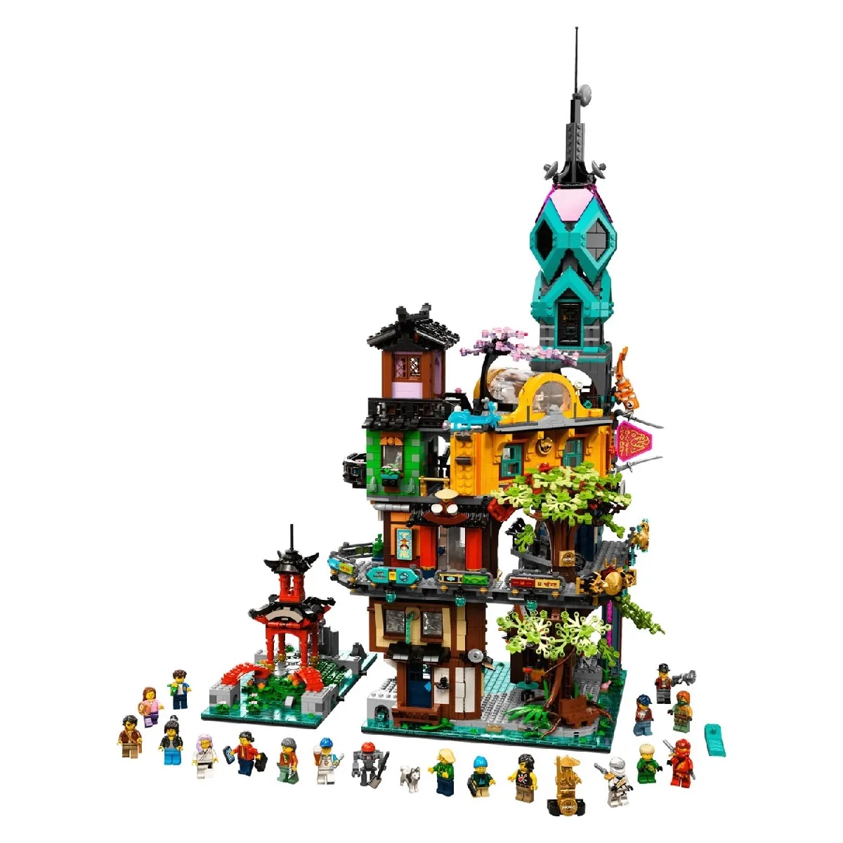 Ninjago Les jardins de la ville de NINJAGO 71741