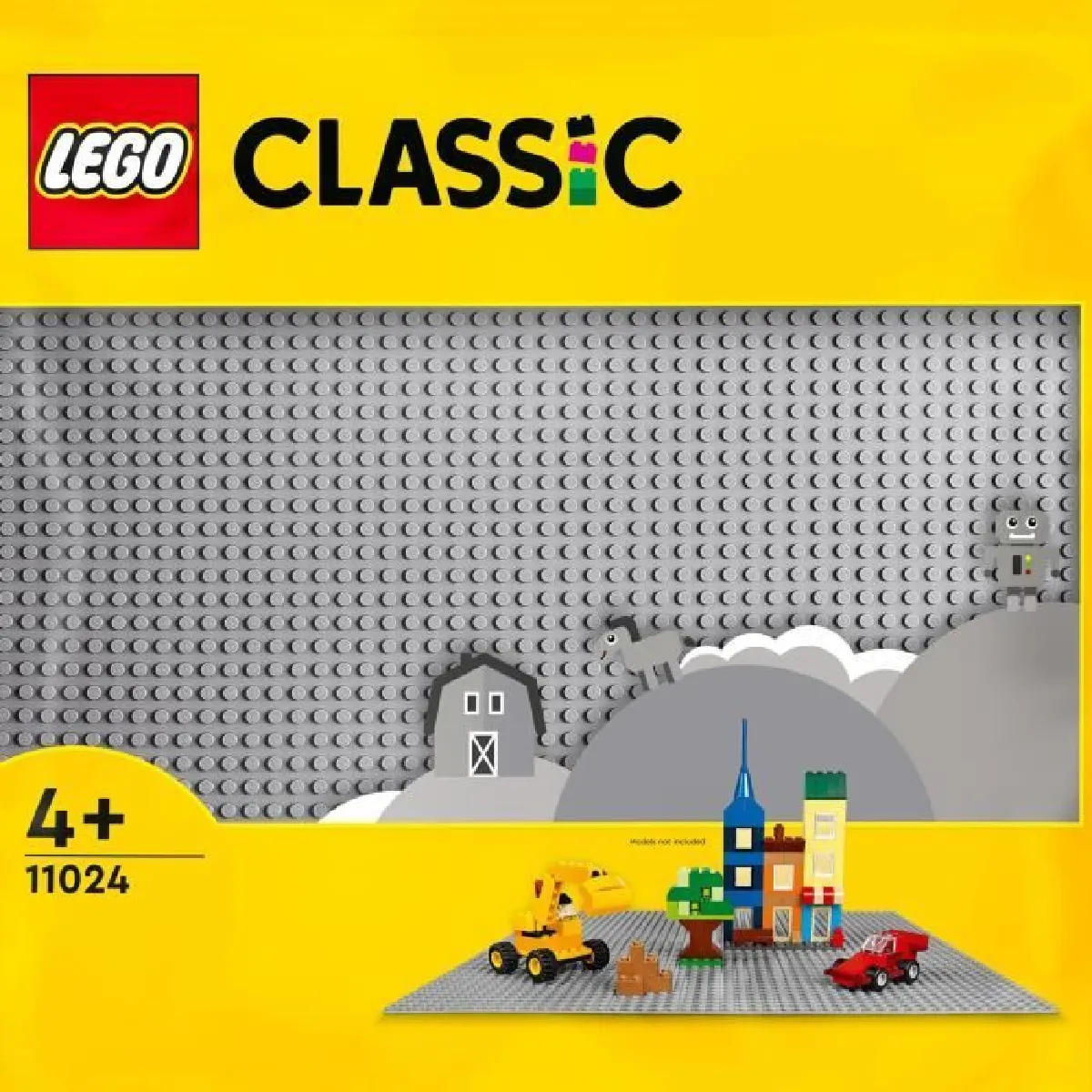 Lego Gris Jeux De Construction Plaque - Image 8