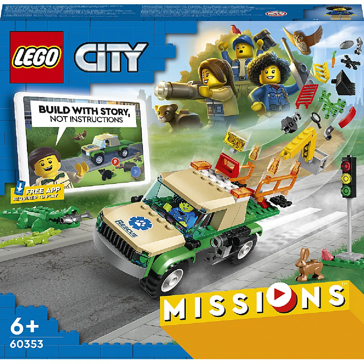 LEGO 60353 Missions de sauvetage des animaux sauvages