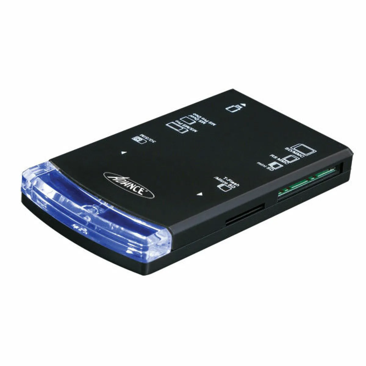 GENERIQUE - Lecteur de carte USB 2.0 - Compatible MS, MS PRO, MMC, SD, MS Duo, miniSD, RS-MMC, microSD, MS Micro - Image 3