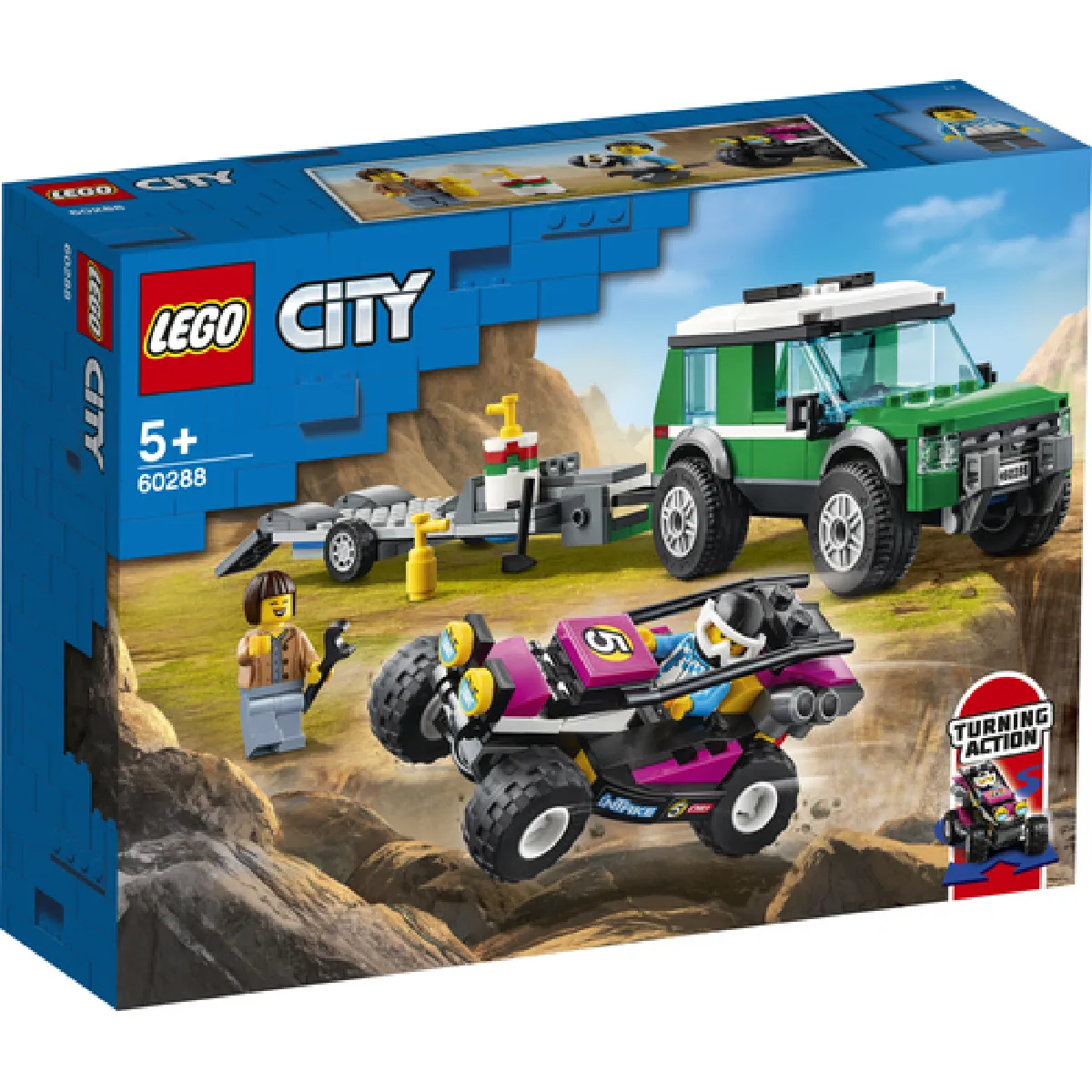 LEGO City Le transport du buggy de course 60288