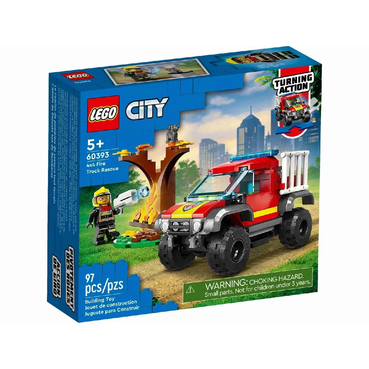 LEGO City 60393 Sauvetage en tout-terrain pompier