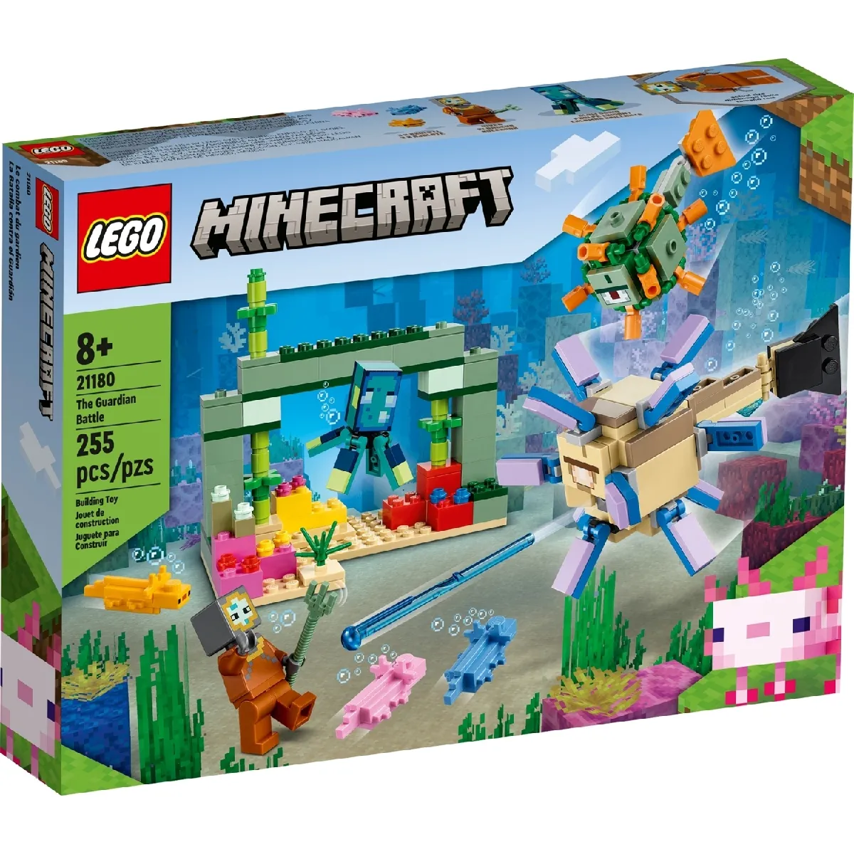 LEGO Minecraft Combat des gardiens 21180