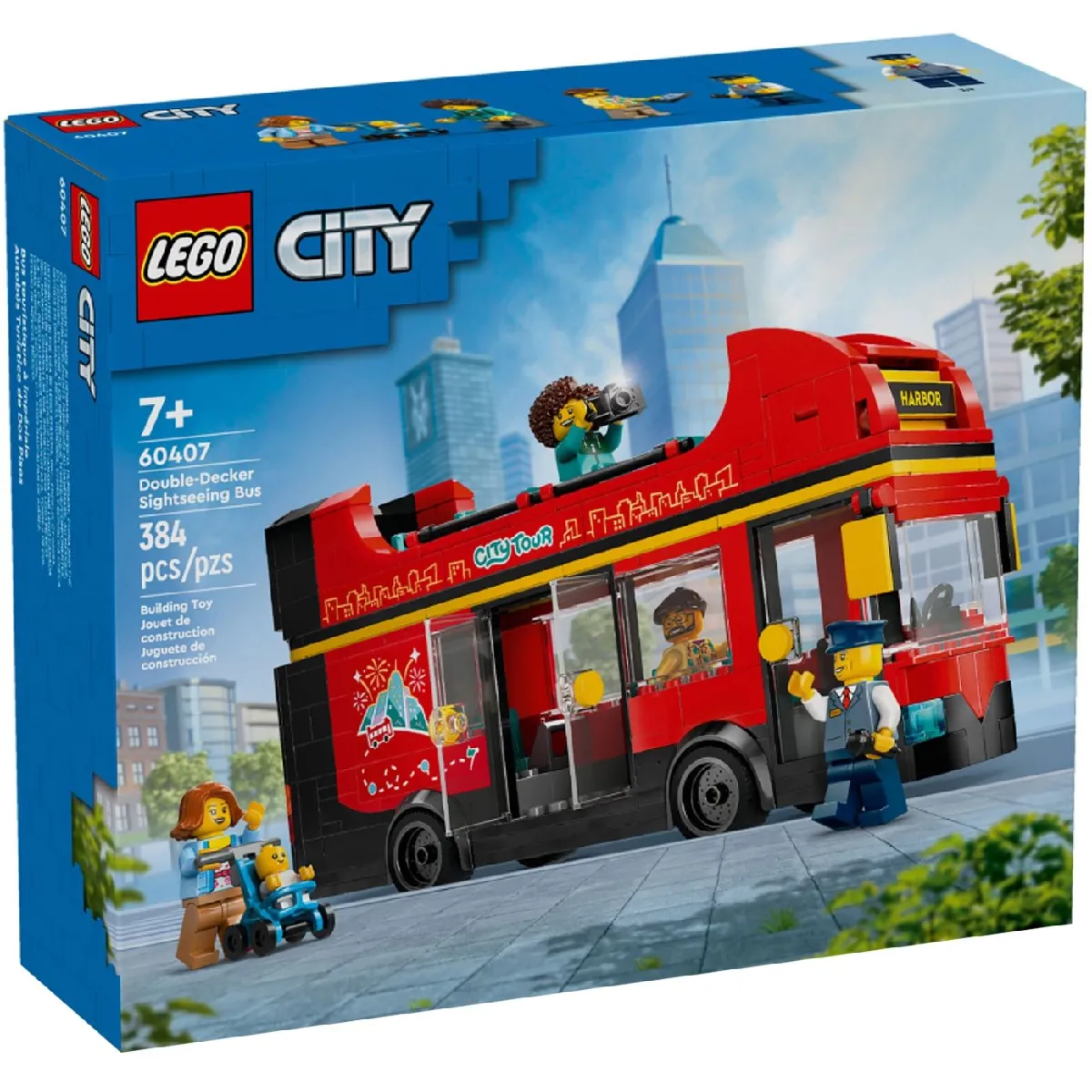 Lego City Le Bus À Deux Étages 60407 Lego La Boite - vue 3