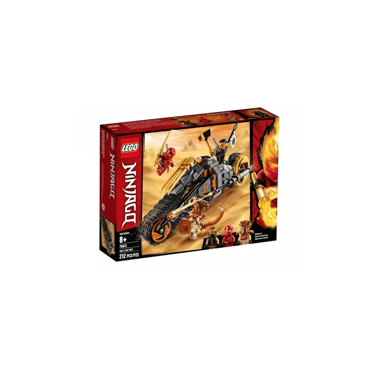LEGO NINJAGO La moto tout terrain de Cole 70672