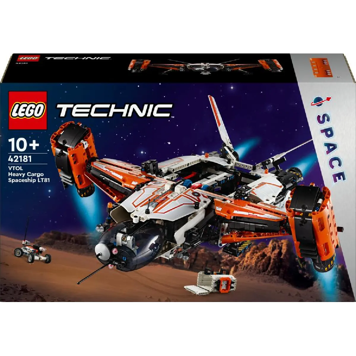 Lego Technic Le Vaisseau Spatial Cargo Vtol Lt81 42181 Lego - vue 2