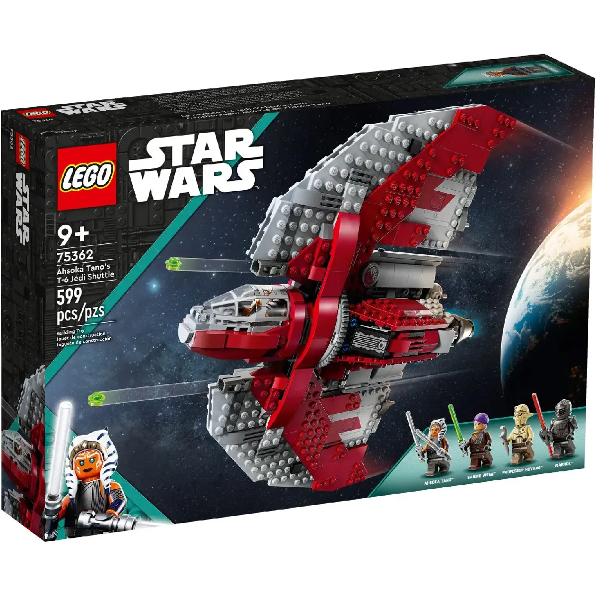 Lego Star Wars Ahsoka Tano' T 6 Jedi Shuttle 75362 Lego La Boîte