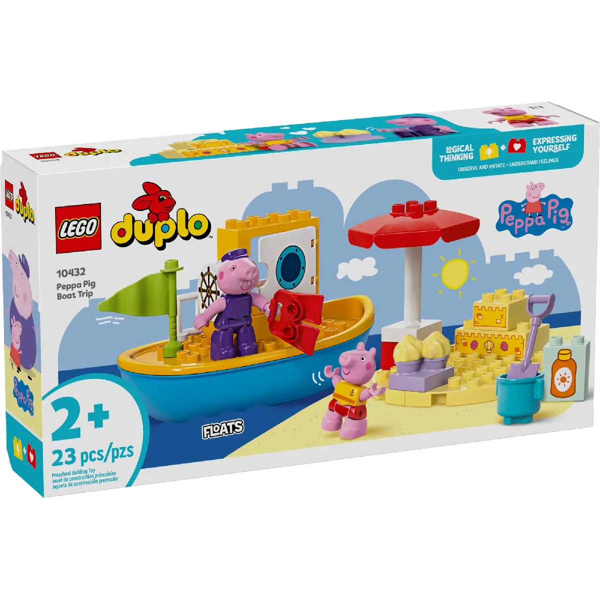 Lego Duplo Peppa Pig Le Voyage En Bateau 10432 - vue 3