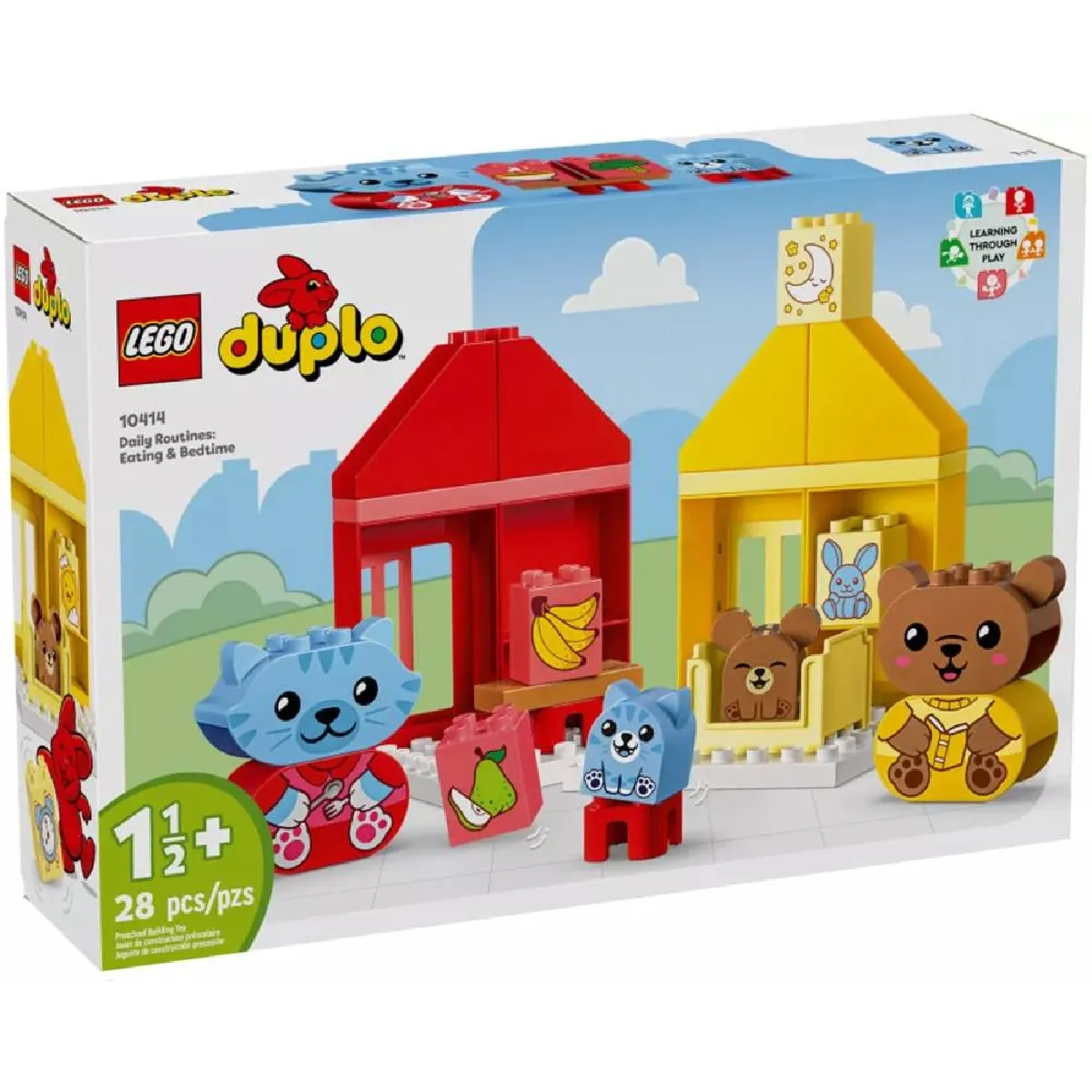 Lego Duplo My First Mes Rituels Quotidiens Le Repas Et Le Coucher 10414 Lego La Boîte - vue 3