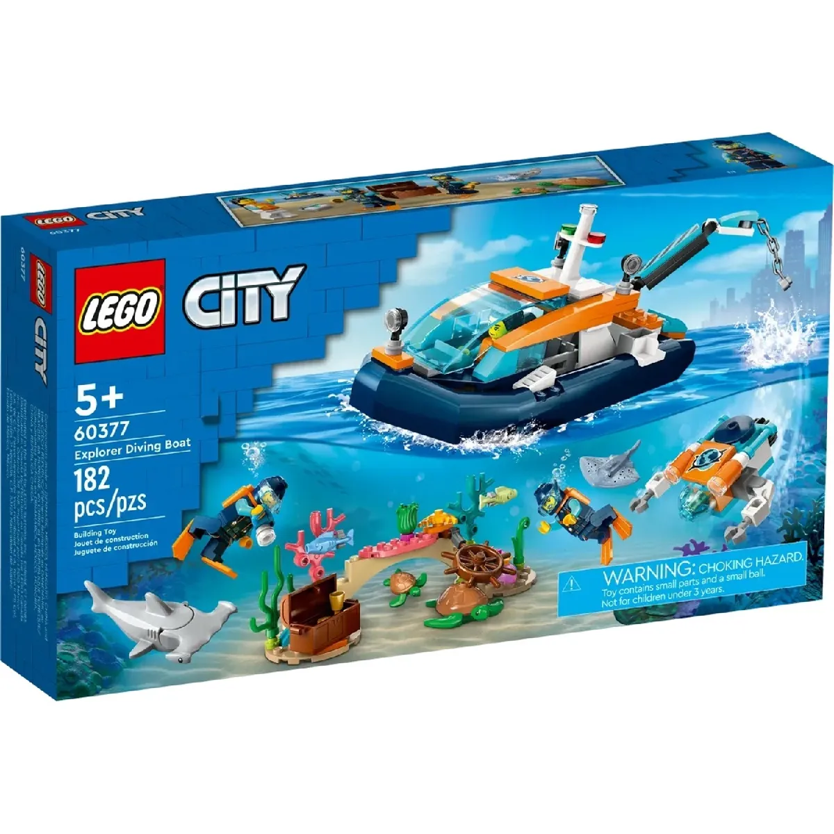 LEGO 60377 City Bateau exploration sous