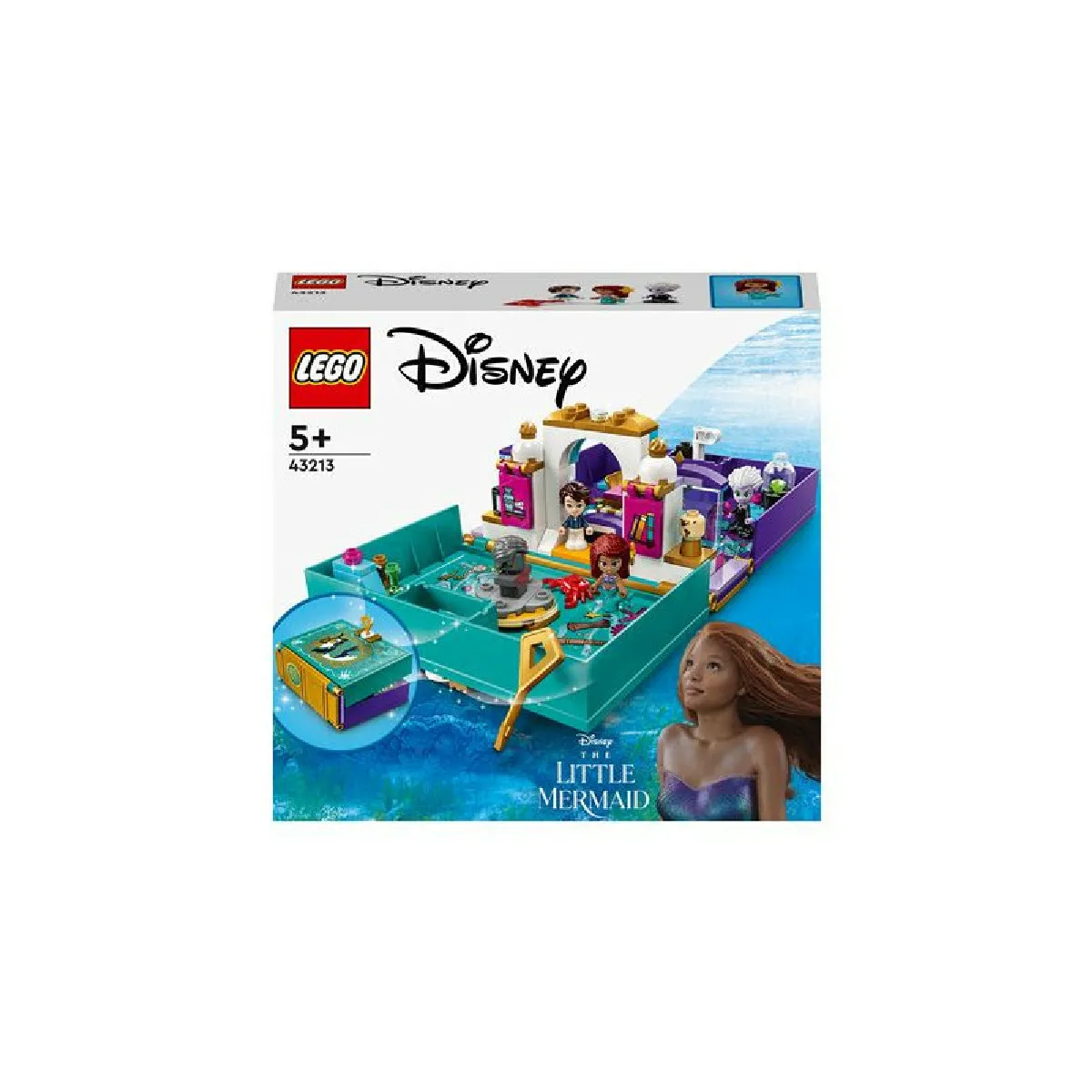 LEGO® Disney 43213 Le livre d'histoire La petite sirène