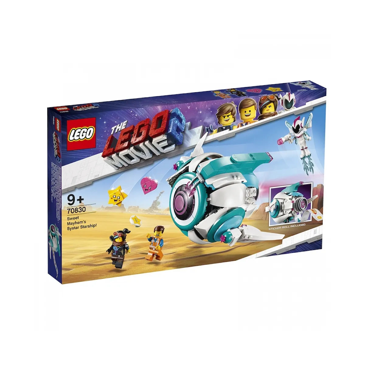 LEGO Le vaisseau spatial Systar de Sweet Mayhem ! - 70830 - vue 2