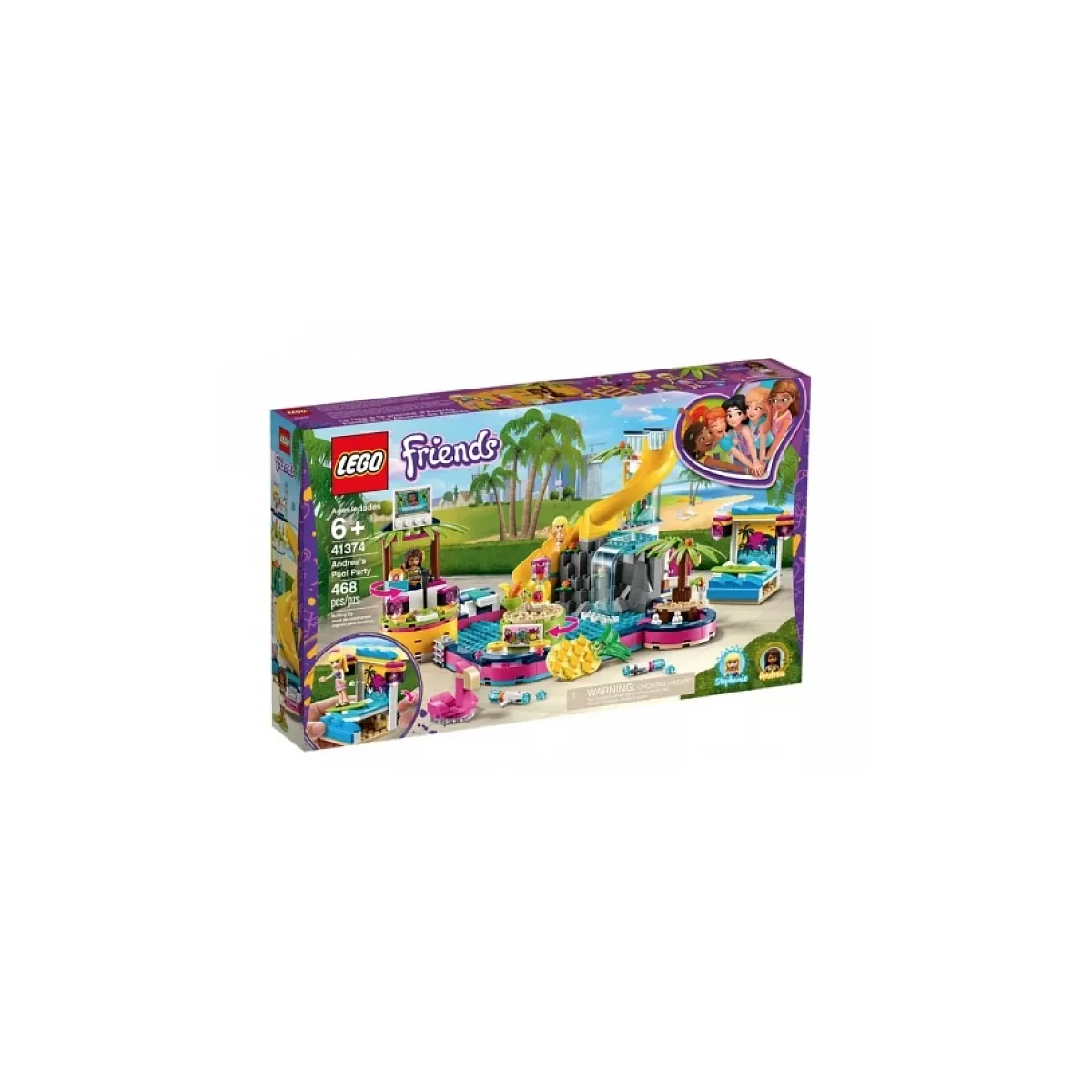 LEGO Friends La soirée piscine d'Andréa 41374