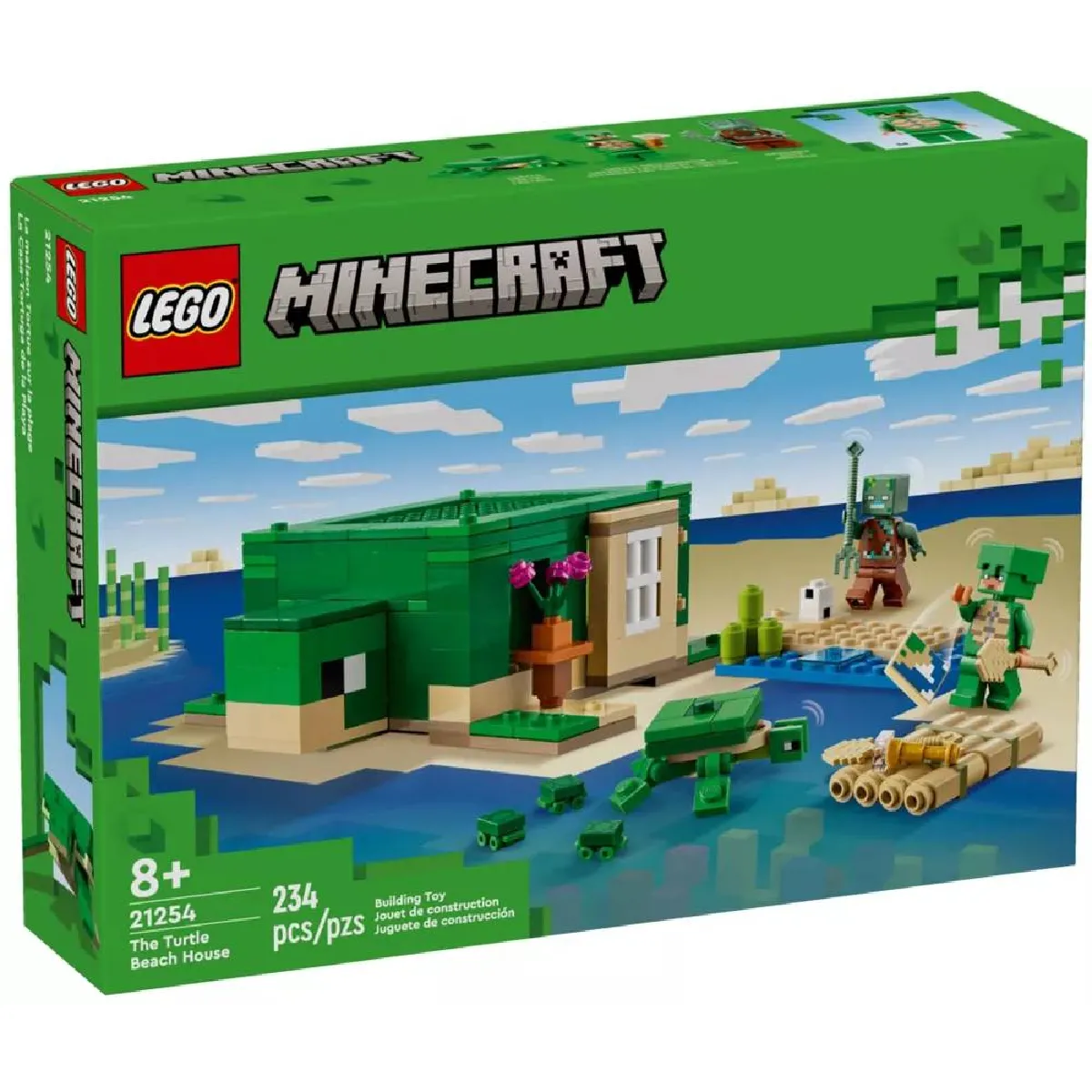 Lego Minecraft La Maison De La Plage De La Tortue 21254 Lego - vue 1