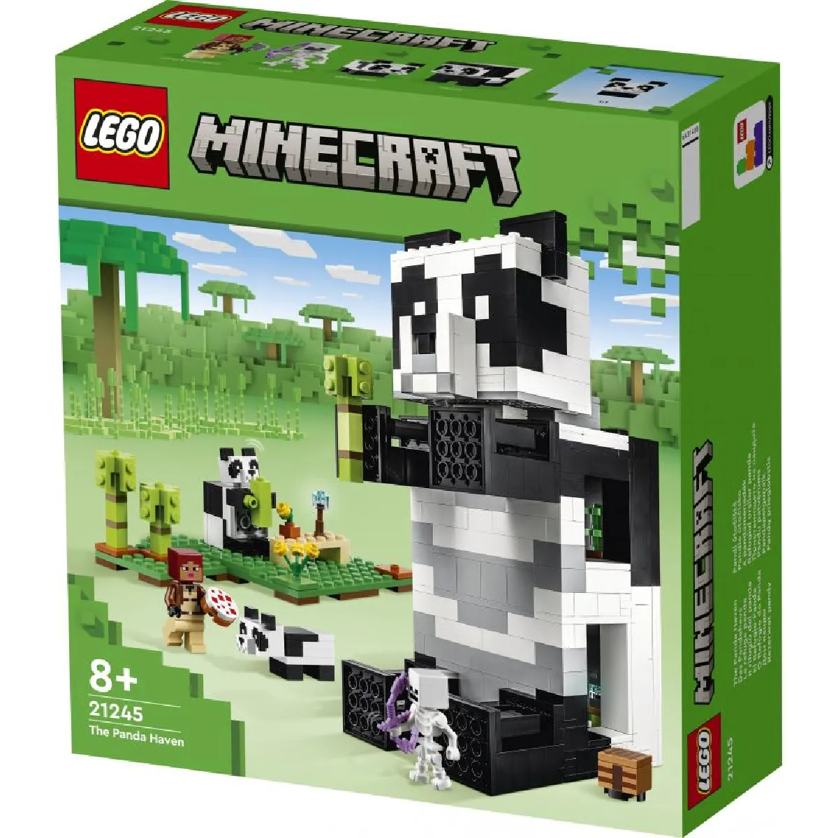 LEGO Minecraft 21245 Le refuge panda