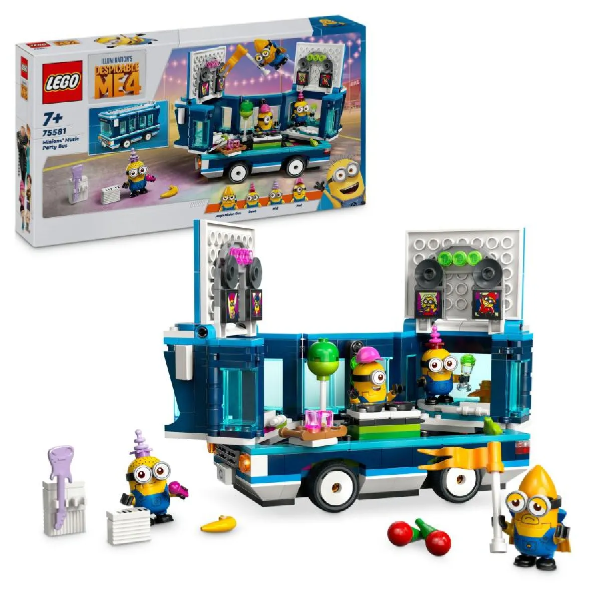Lego Le Disco bus Des Minions 75581 Lego La Boîte - vue 3