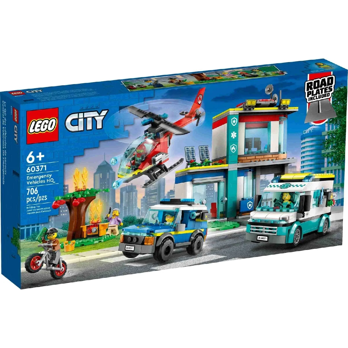 Lego QG des véhicules d'urgence - vue 2