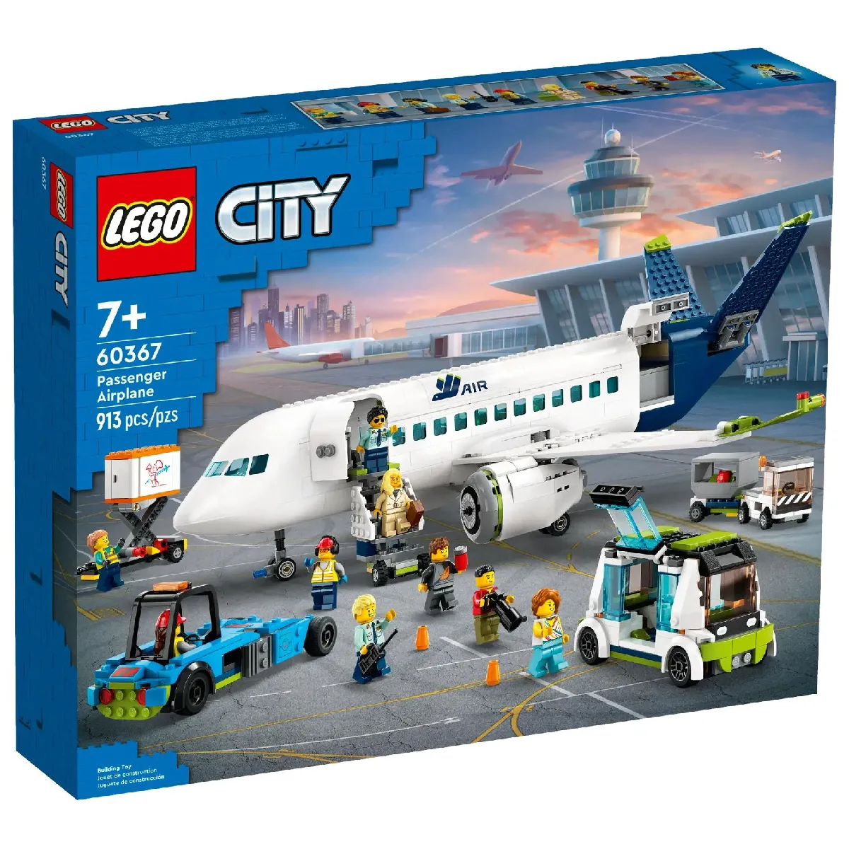 Lego City ?avion De Ligne 60367 Lego La Boîte - vue 4