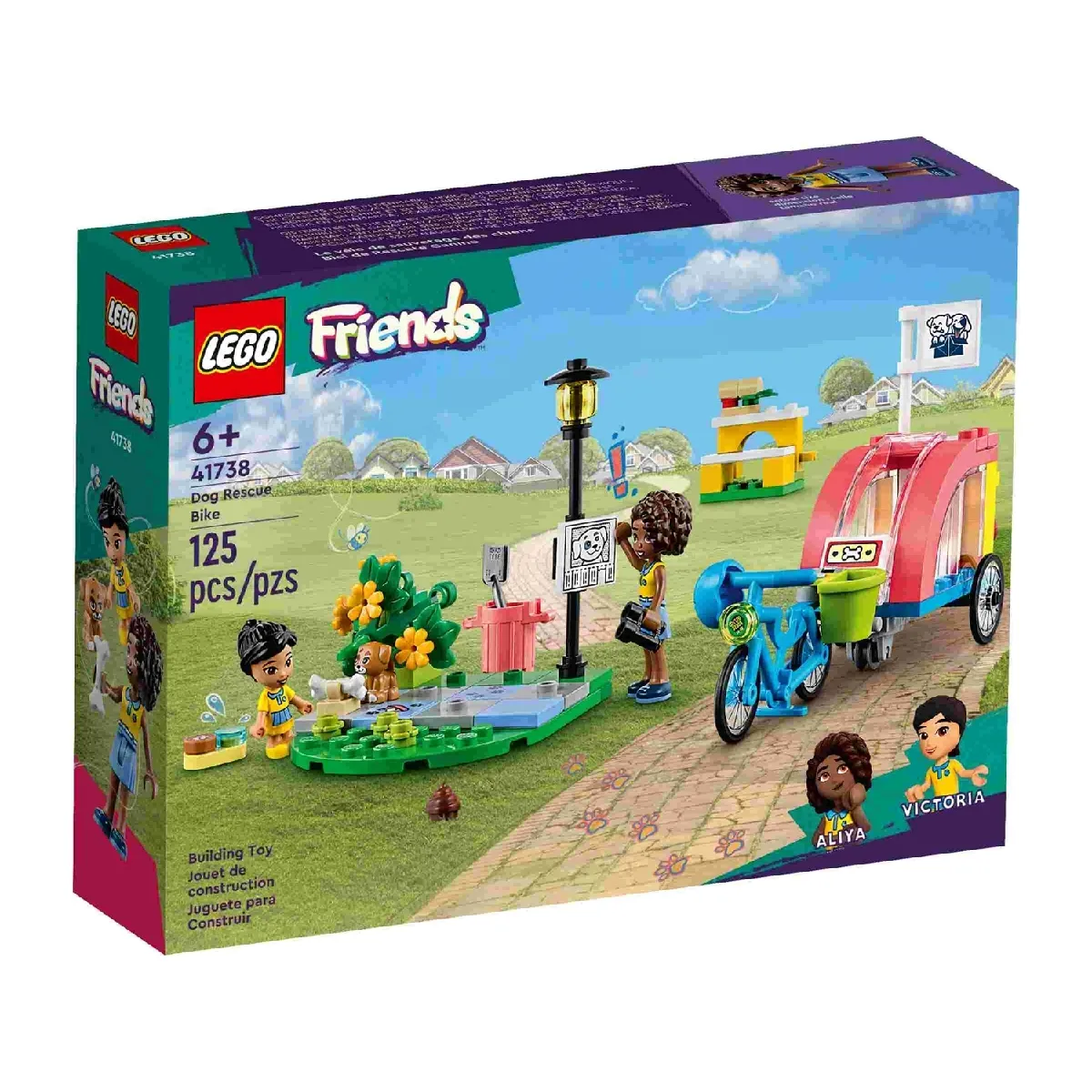 LEGO Friends 41738 Le vélo de sauvetage canin