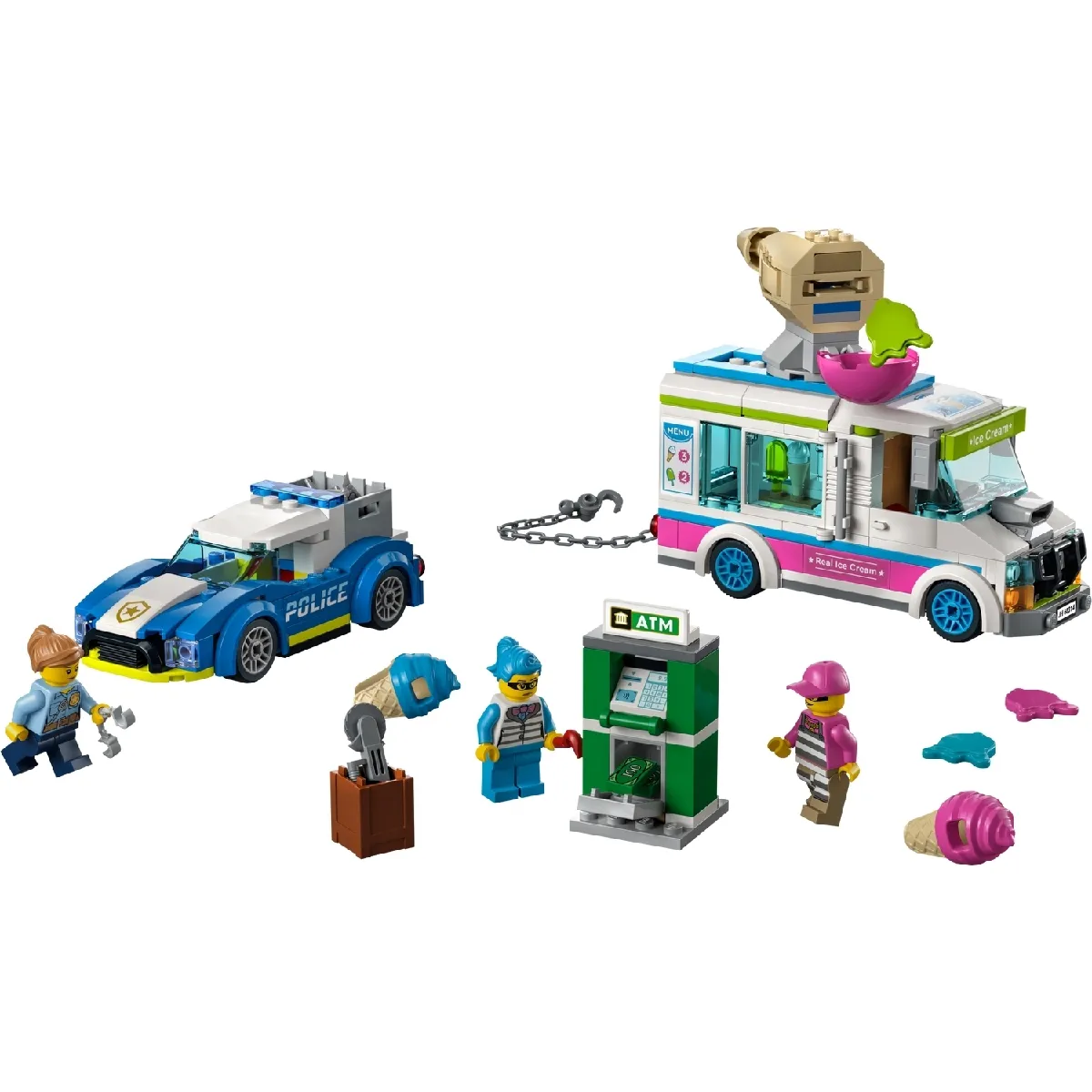 LEGO City Camion de glaces 60314 - vue 2