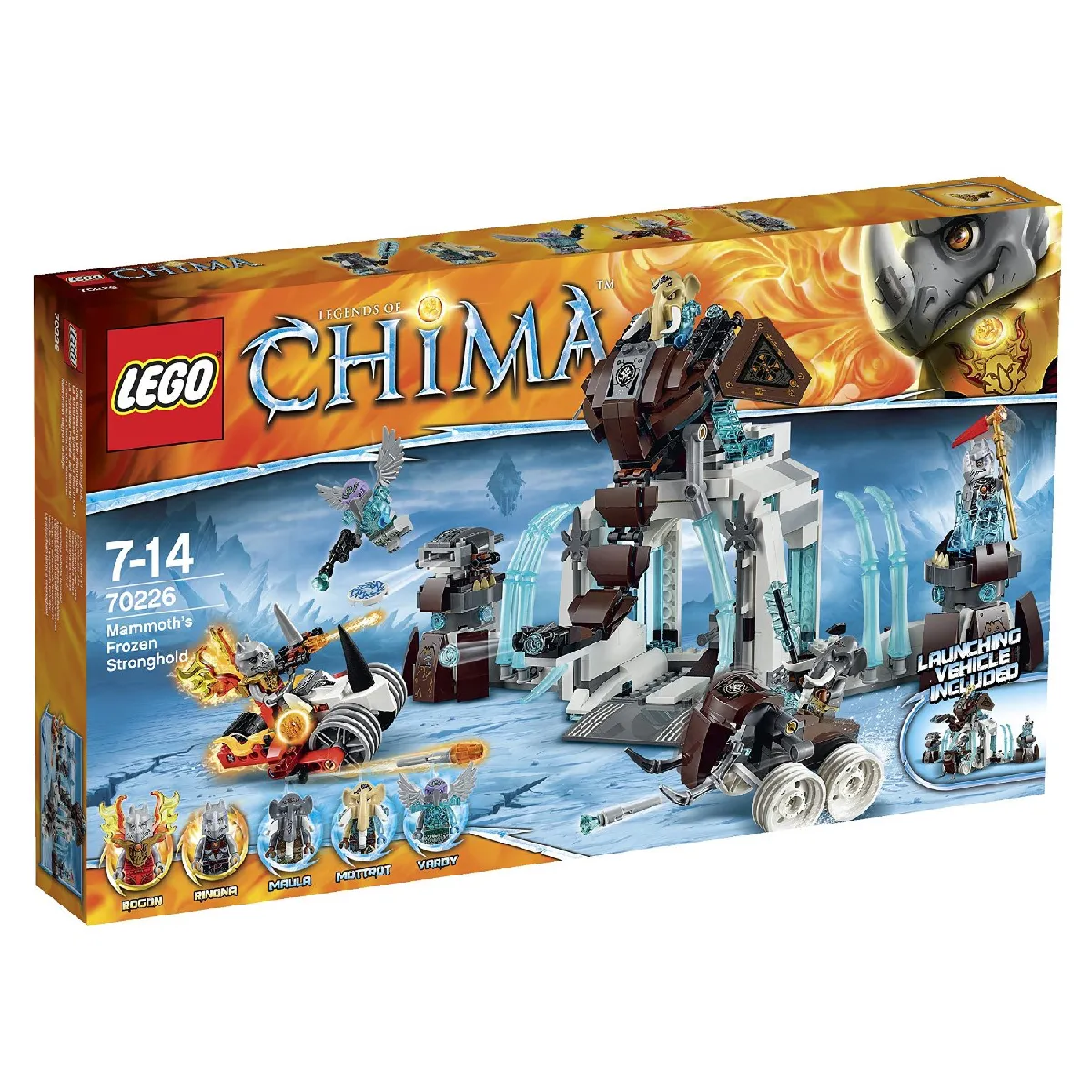 LEGO 70226 Chima La forteresse glacée du Mammouth