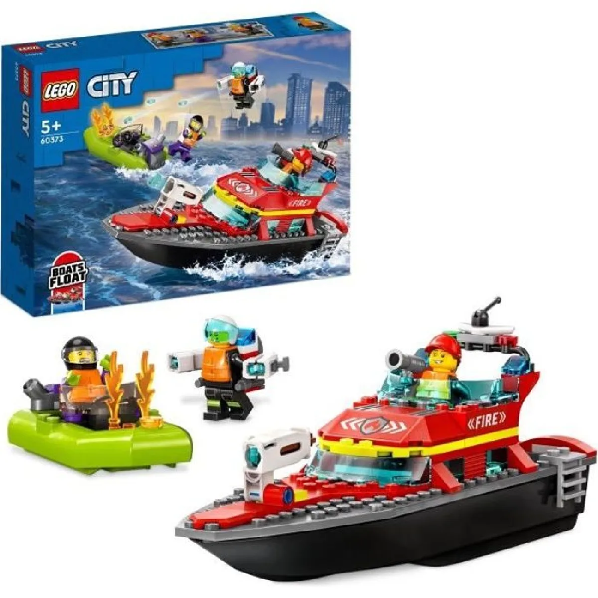 Lego City 60373 - Bateau De Sauvetage