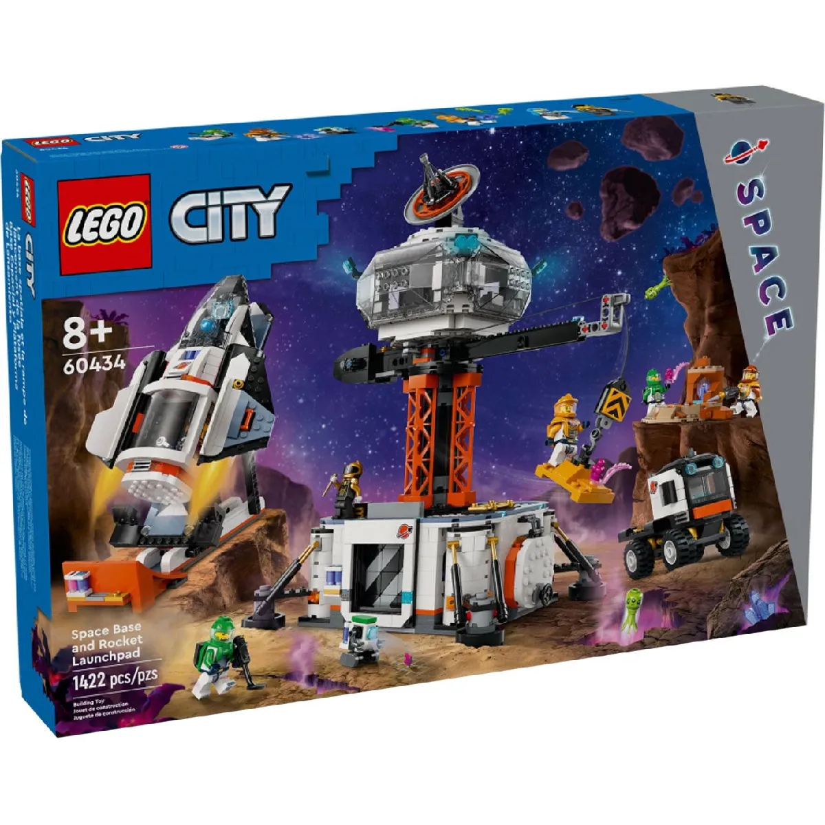 Lego City La Station Spatiale Et La Base De Lancement De Fusées 60434 Lego - vue 2
