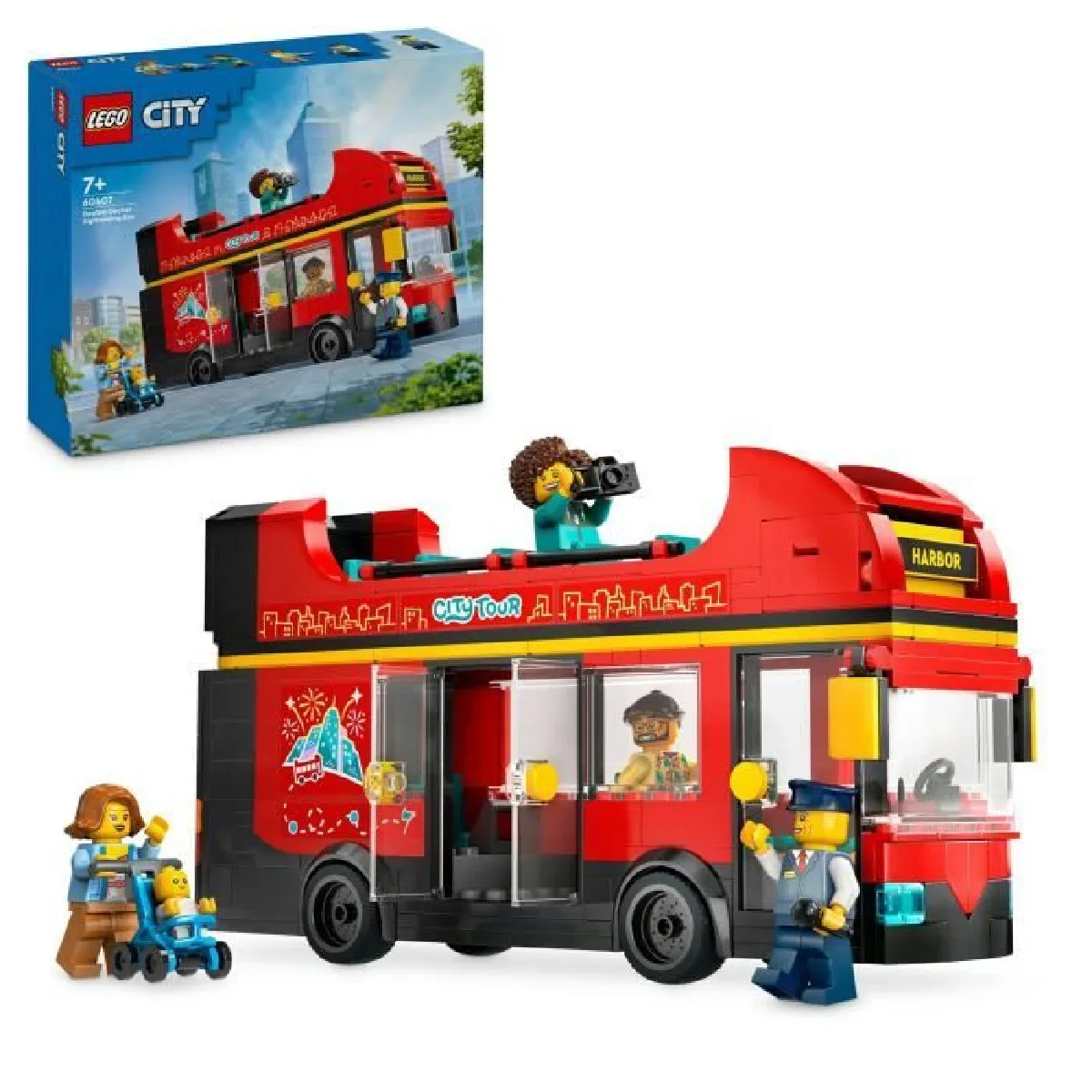 Lego City 60407 - Bus rouge