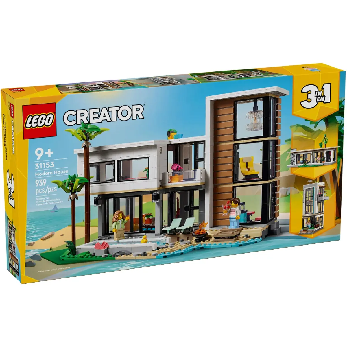 Lego Creator La Maison Moderne 31153 Lego La Boite - vue 2