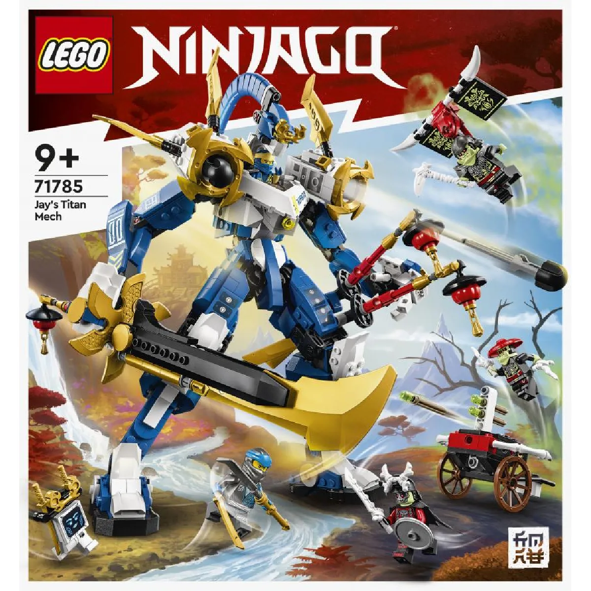 LEGO 71785 NINJAGO Robot Titan de Jay