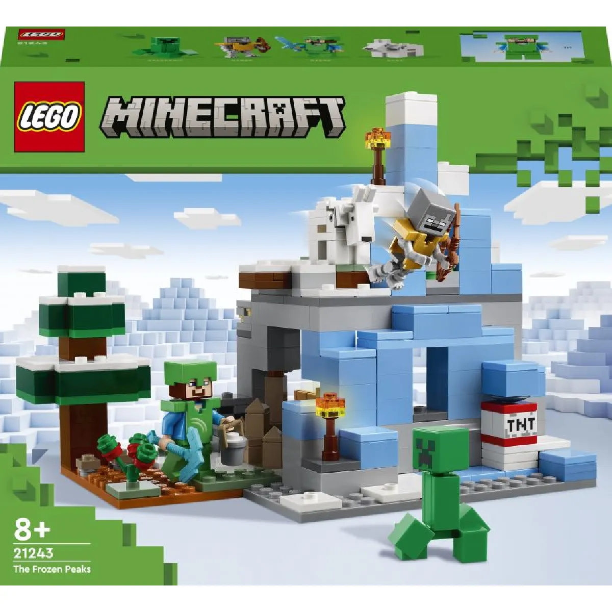 LEGO 21243 Les pics gelés Minecraft