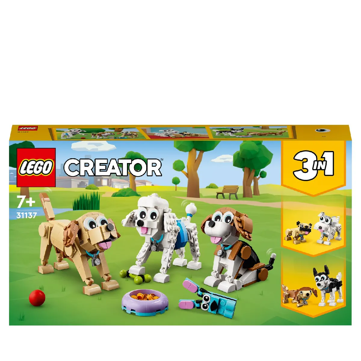 Lego Creator Adorables Chiens 31137 Lego La Boîte - vue 3