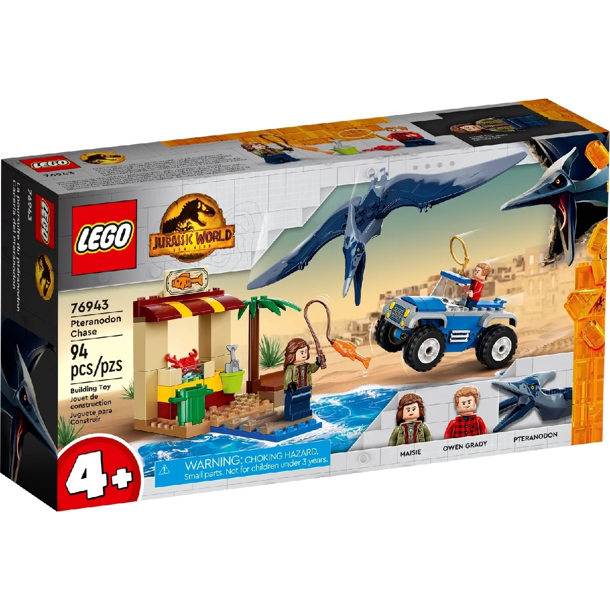 LEGO 76943 Jurassic World La course poursuite du Ptéranodon