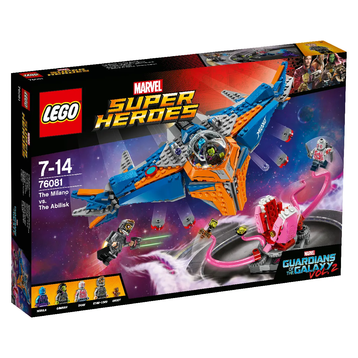 LEGO 76081 Le Vaisseau Milano contre 'Abilisk - vue 2