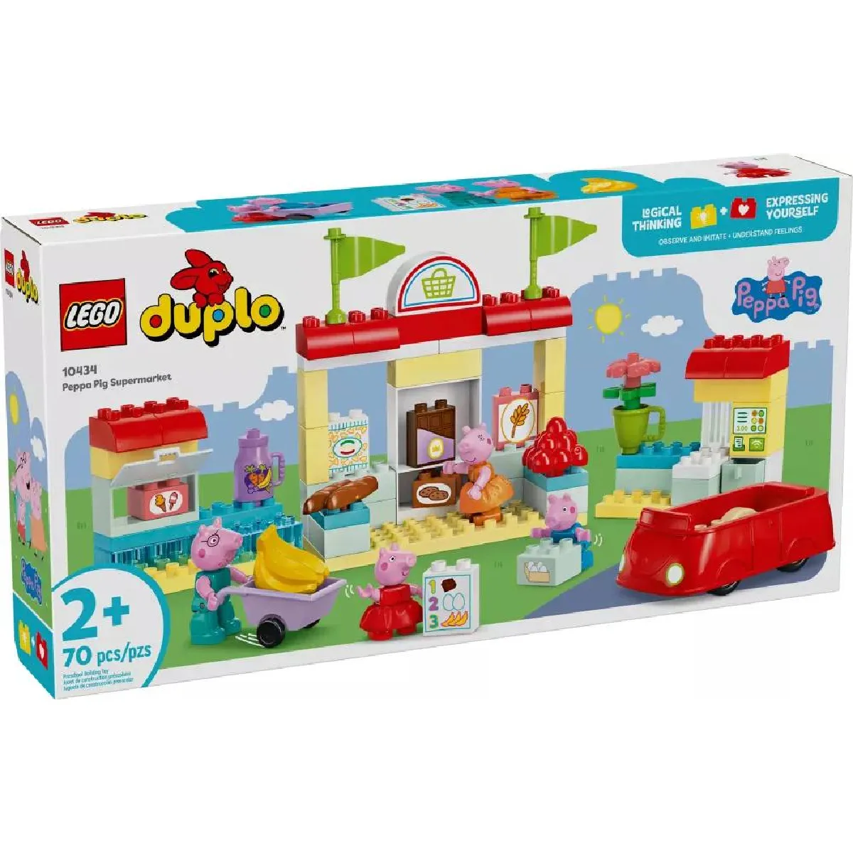 Lego Duplo Peppa Pig Le Supermarché De Peppa Pig 10434 Lego La Boîte - vue 5