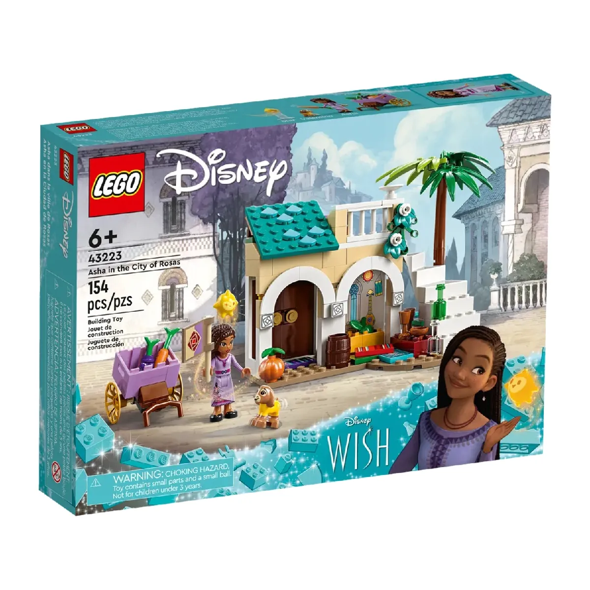 LEGO 43223 Disney Asha dans la ville de Rosas