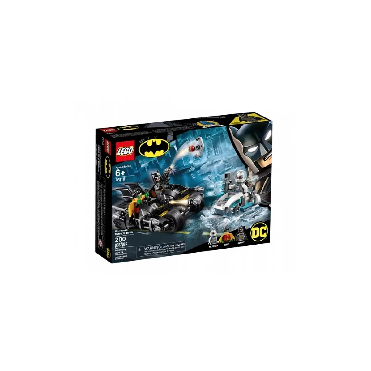 LEGO DC 76118 Mr. Freeze contre Batcycle