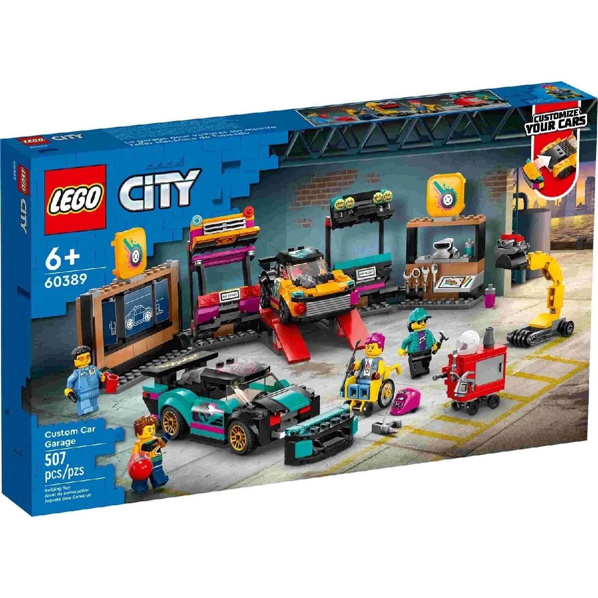 LEGO 60389 Le garage de customisation