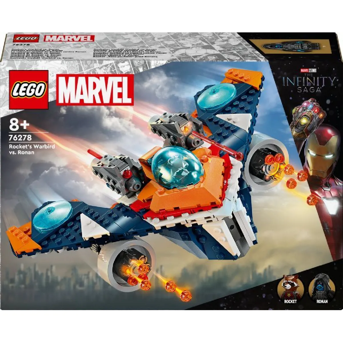 Lego Marvel Le Vaisseau Spatial De Rocket Contre Ronan 76278 Lego