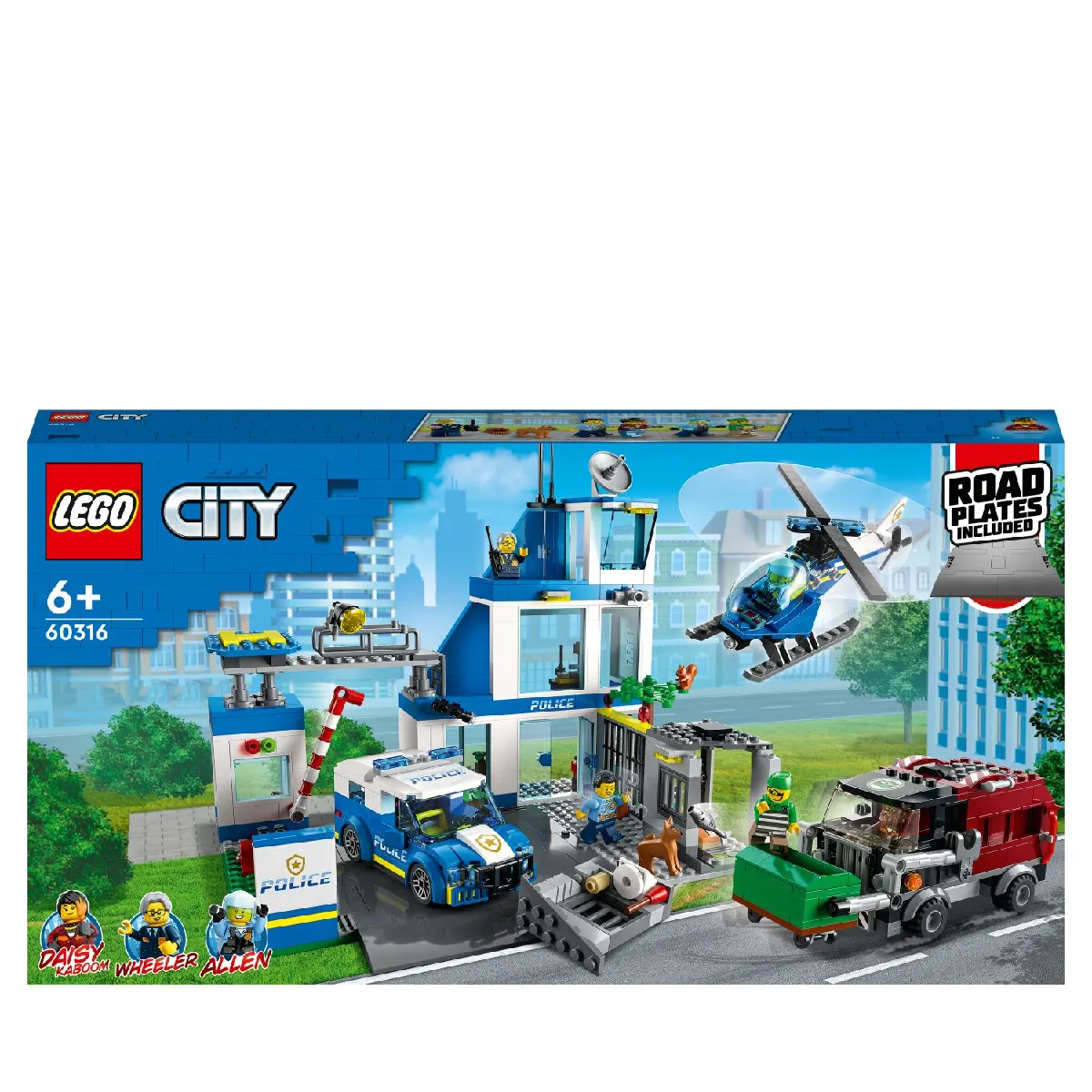 Lego City Le Commissariat De Police 60316 Lego La Boîte - vue 2