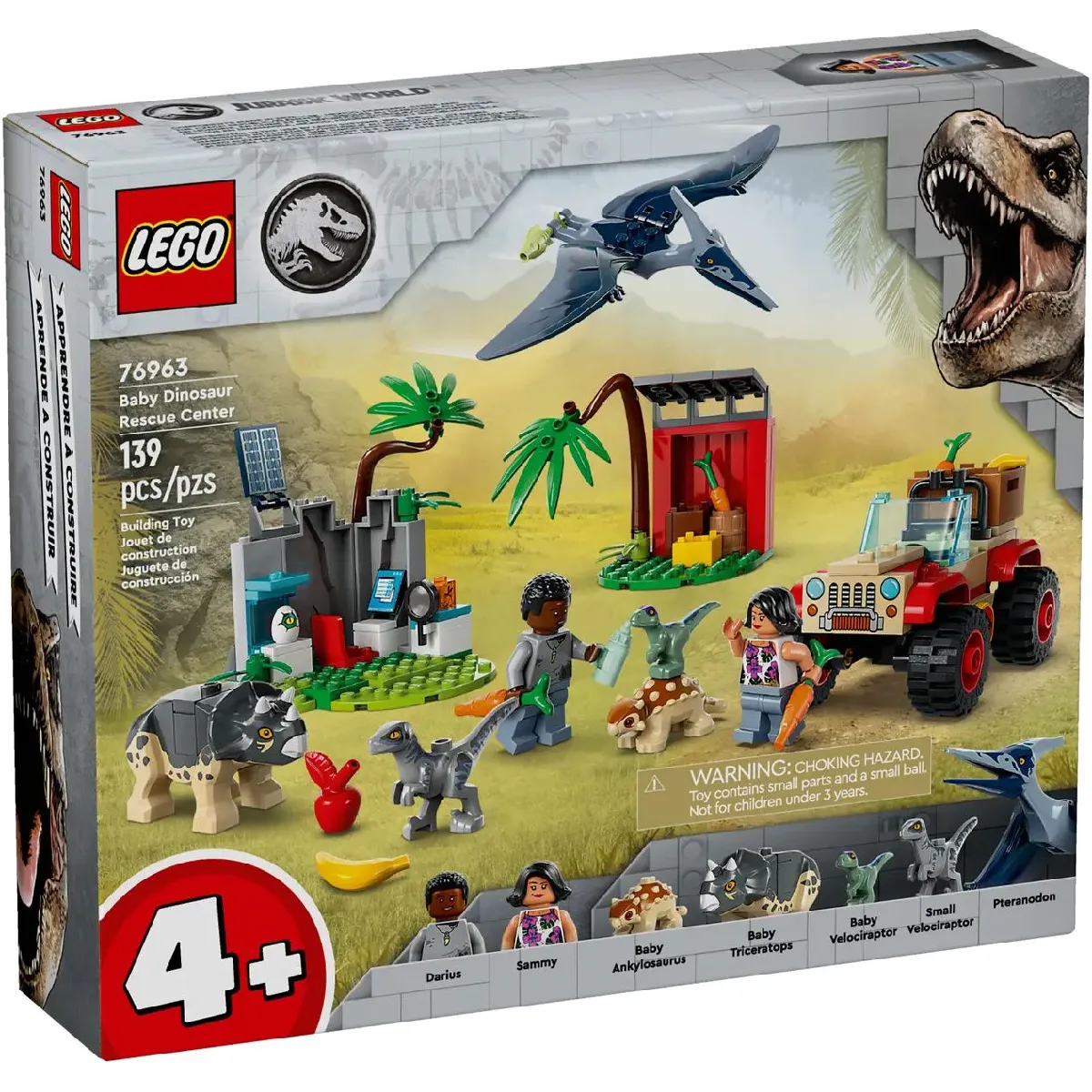 Lego Jurassic World Le Centre De Sauvetage Des Bébés Dinosaures 76963 Lego