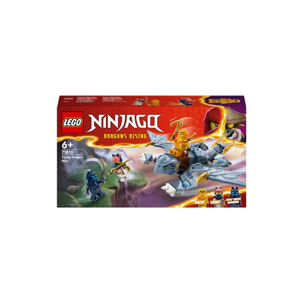 Lego Ninjago Le Jeune Dragon Riyu 71810 Lego La Boîte - vue 5