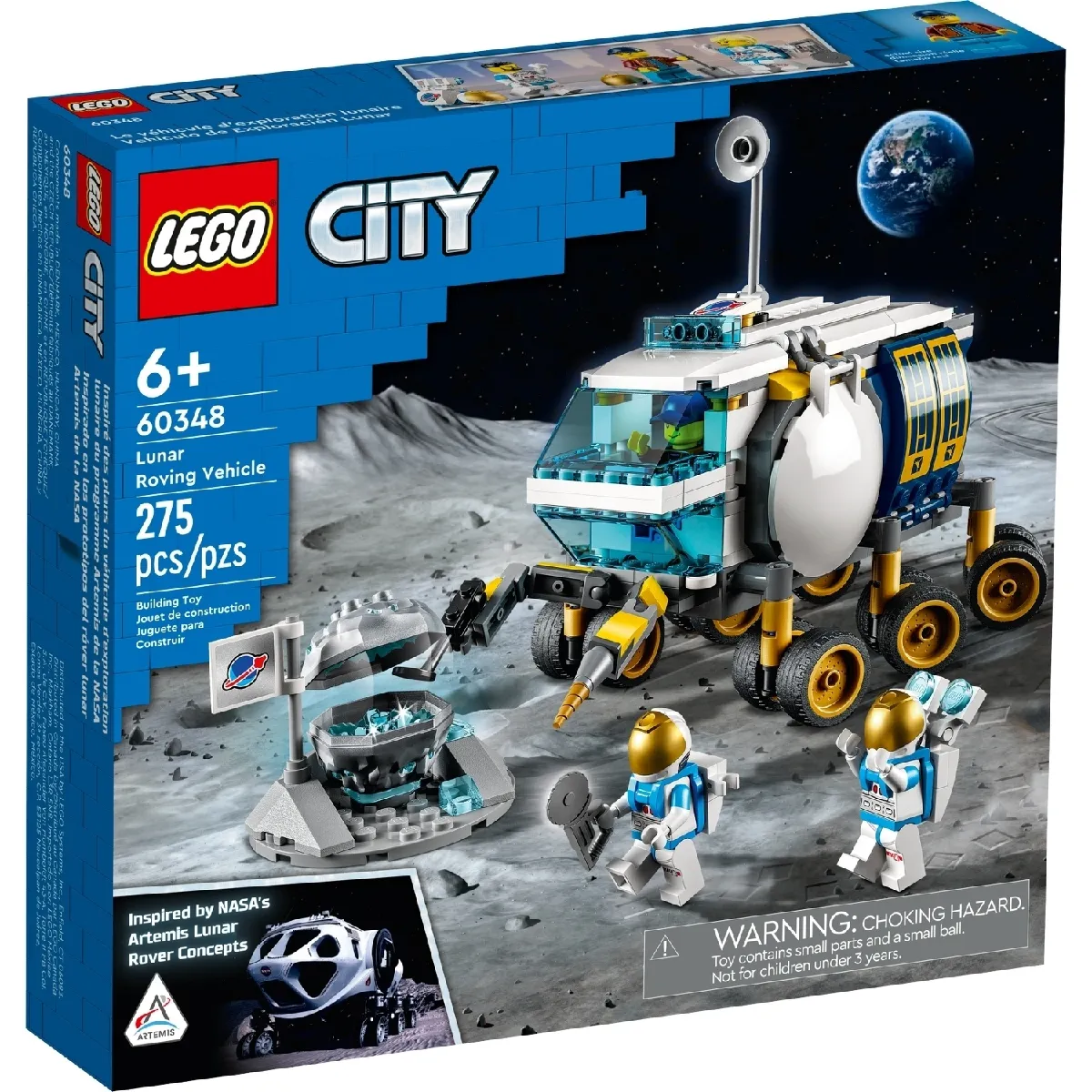 LEGO City Le véhicule d'exploration lunaire 60348