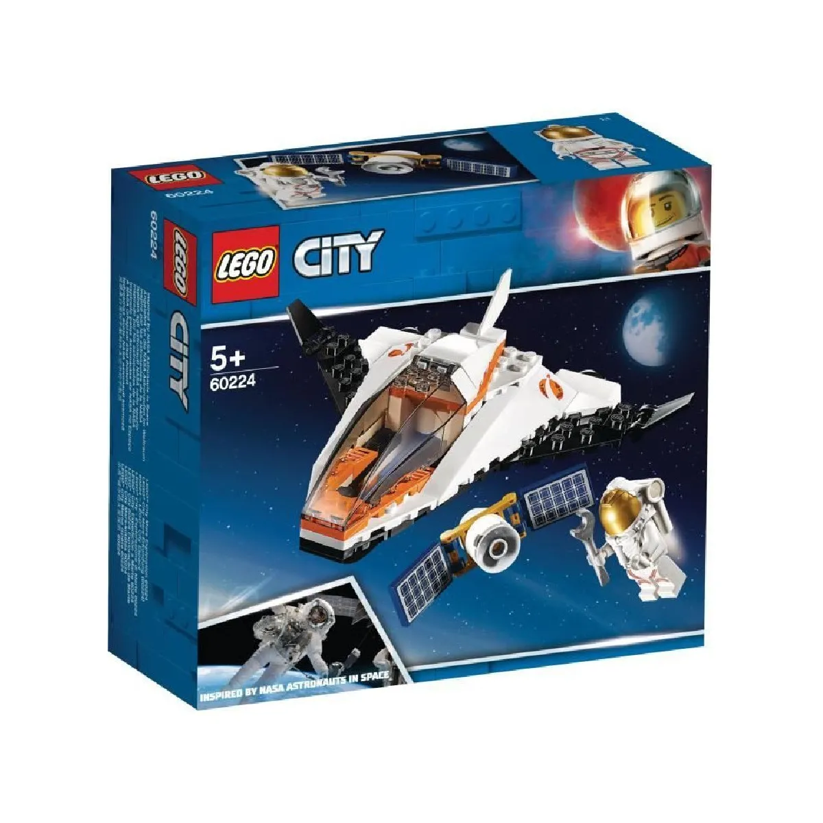 LEGO City 60224 Mission d'Entretien Satellite
