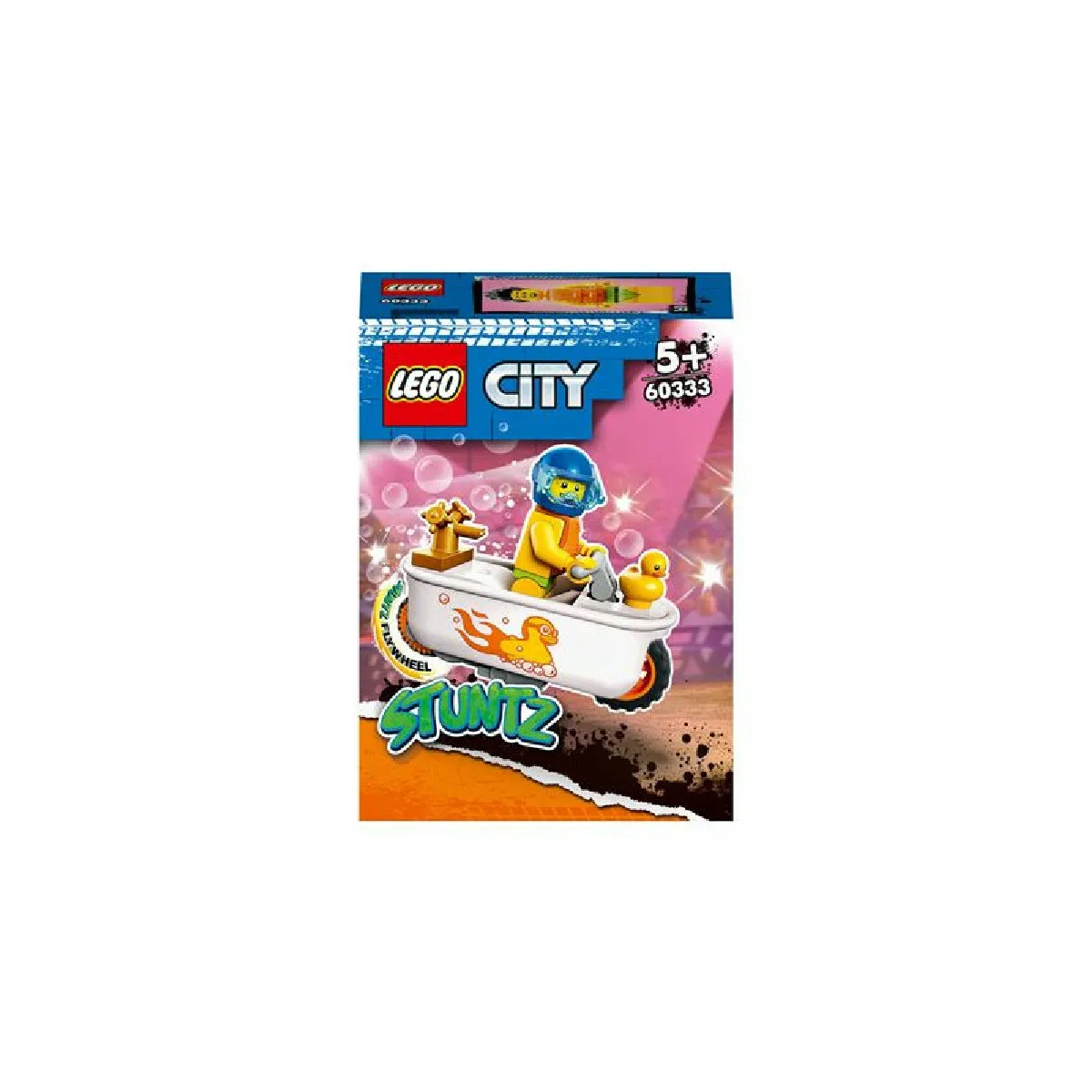 LEGO City 60333 La moto de cascade Baignoire